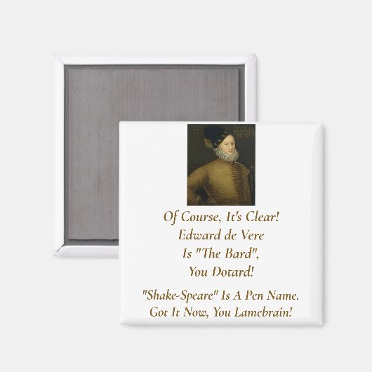 Het is duidelijk, het is de Vere Magnet. Magneet (Voorkant / Achterkant)