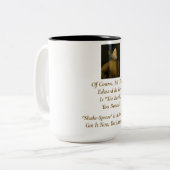 Het is duidelijk! Het is Edward de Vere. Mok (Voorkant links)