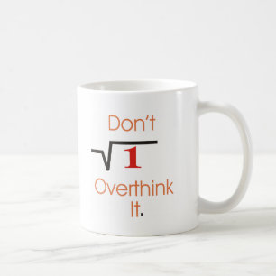 Het is duidelijk. koffiemok