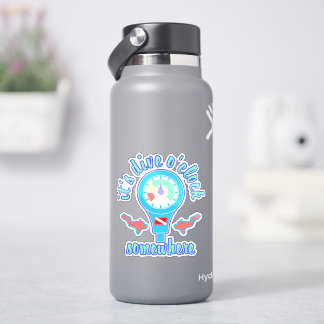 Het is Duikuur Eens Waar Duiksport Sticker