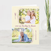 Het is dus zo leuk om je 2 foto's te laten bewerke kaart (Voorkant)