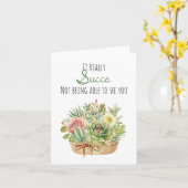 Het is echt grappig, zuinig. kaart (Gele Bloem)