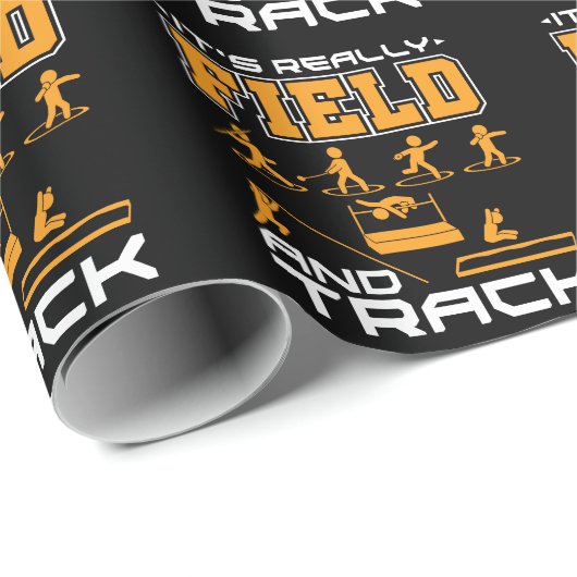 Het is echt veld en spoor Thrower Jumper Cadeaupapier (Rol Hoek)