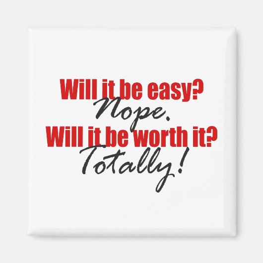 Het is echt waard. magneet (Voorkant)