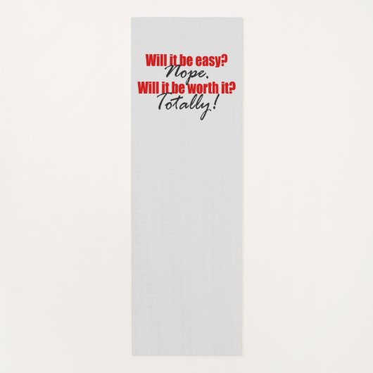 Het is echt waard. yogamat (Voorkant)