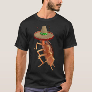Het is echte Taco Hours Funny Dancing Cockroach Da T-shirt