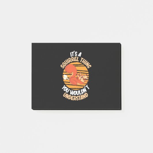 Het is eekhoorns ding post-it® notes (Voorkant)