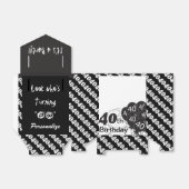 Het is een 40e Birthday Party Bedankdoosjes (Uitgevouwen)