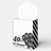 Het is een 40e verpartijfeest bedankdoosjes (Geopend)