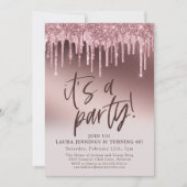 Het is een 60e verjaardag van de Partij voor Roze Kaart (Voorkant)