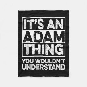Het is een Adam-ding dat je Adam Chris niet zou be Fleece Deken