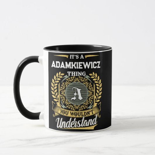Het is een ADAMKIEWICZ ding dat je niet zult begri Mok (Links)