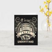 Het is een Alderman-ding dat je niet zult begrijpe Kaart (Gele Bloem)