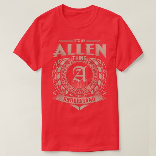 Het is een ALLEN ding dat je niet zou begrijpen na T-shirt (Design voorkant)
