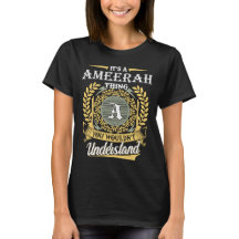 Het is een Ameerah-ding dat je niet zou begrijpen