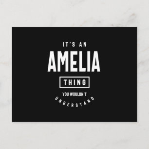 Het is een Amelia-ding: persoonlijke cadeautjes vo Briefkaart