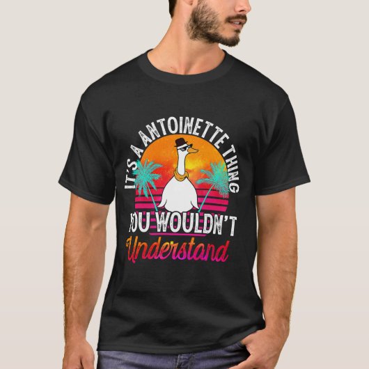 Het is een antoinette die je niet zou begrijpen.. t-shirt (Voorkant)