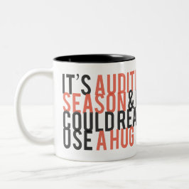 Het is een auditieseizoen en ik kan echt een knuff tweekleurige koffiemok