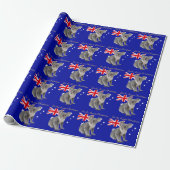Het is een Aussie kerst met een Koala Cadeaupapier (Uitgerold)