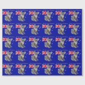 Het is een Aussie Kerstmis met een Koala Cadeaupapier (Vlak)