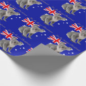 Het is een Aussie Kerstmis met een Koala Cadeaupapier (Hoek)