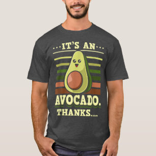 Het is een Avocado-Bedankt met een zwangere kostum T-shirt
