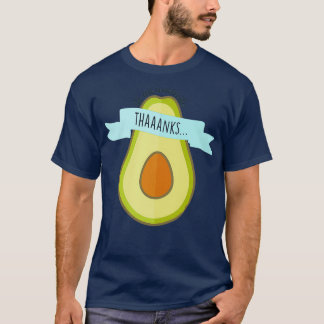 Het is een Avocado vinyl T-shirt