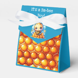 Het is een Ba-bee jongen! Baby Shower Bedankdoosjes