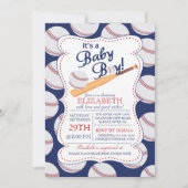 Het is een Baby Boy Baseball Baby shower Kaart (Voorkant)