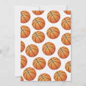 Het is een Baby Boy Basketbal Baby shower Kaart (Achterkant)