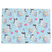 Het is een Baby Cadeautas van Boy Stork (Achterkant)