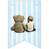 Het is een Baby en Teddy Bear Baby shower Banner (Tweede vlag)