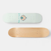 Het is een baby jongen! persoonlijk skateboard (Horizontaal)