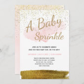 Het is een Baby kondiging Sprinkle Party (Voorkant / Achterkant)