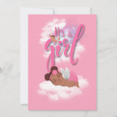 Het is een baby koninklijke kaart voor meisjes (Voorkant)