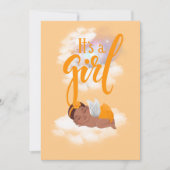 Het is een baby koninklijke kaart voor meisjes (Voorkant)