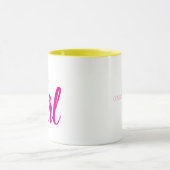 Het is een baby meisje mok (Midden)