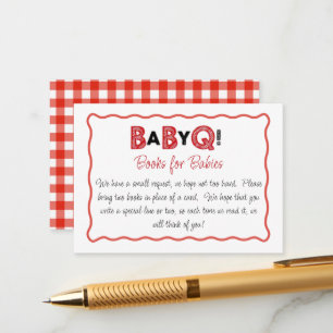 Het is een Baby Q voor Tweeling Boeken voor Baby's Informatiekaartje