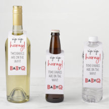 Het is een Baby Q voor Tweeling Fles Hanger