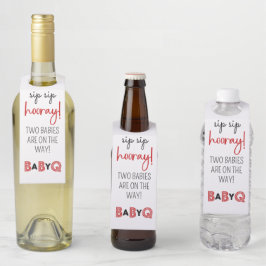 Het is een Baby Q voor Tweeling Fles Hanger