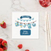 Het is een Baby shower 3 Ply Napkins. Servet (Insitu)