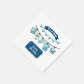 Het is een Baby shower 3 Ply Napkins. Servet (Hoek)
