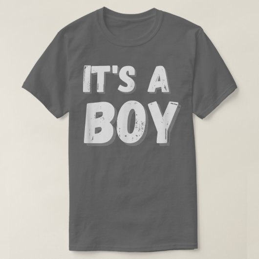Het is een Baby shower-adoptie-gender onthullen T-shirt (Design voorkant)