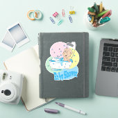Het is een Baby shower - Baby Boy - Kus-Cut Sticker (iPad Cover)