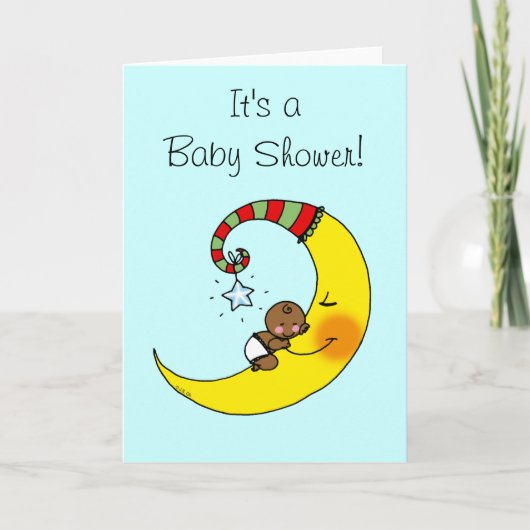 Het is een Baby shower! (Baby jongen) (Voorkant)
