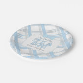 Het is een Baby shower Bord (Gekanteld)