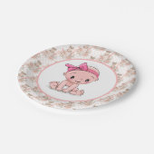 Het is een Baby shower Bord (Gekanteld)