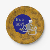 Het is een Baby shower Football Bord (Voorkant)