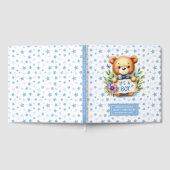Het is een baby shower gastenboek met teddybeer (Volledig)