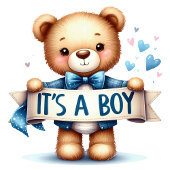 Het is een baby shower gastenboek om in te loggen